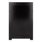 Banc de rangement 4 pièces Addison avec paniers Espresso/Chocolat - Winsome : Organiseur d'entrée en bois, pouf de chambre