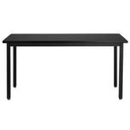 Table robuste 24"x60" avec cadre noir/plateau noir - National Public Seating