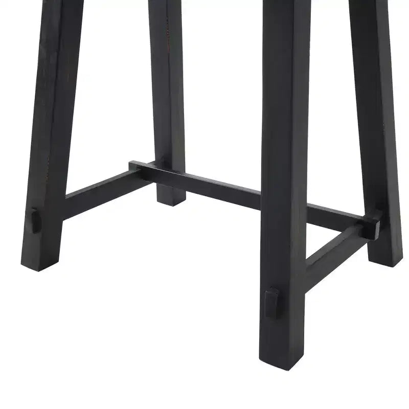 Bureau compact Adam en bois massif de 32 po Rustic Natural - Meubles Alaterre : pieds de tréteau industriels, surface en pin