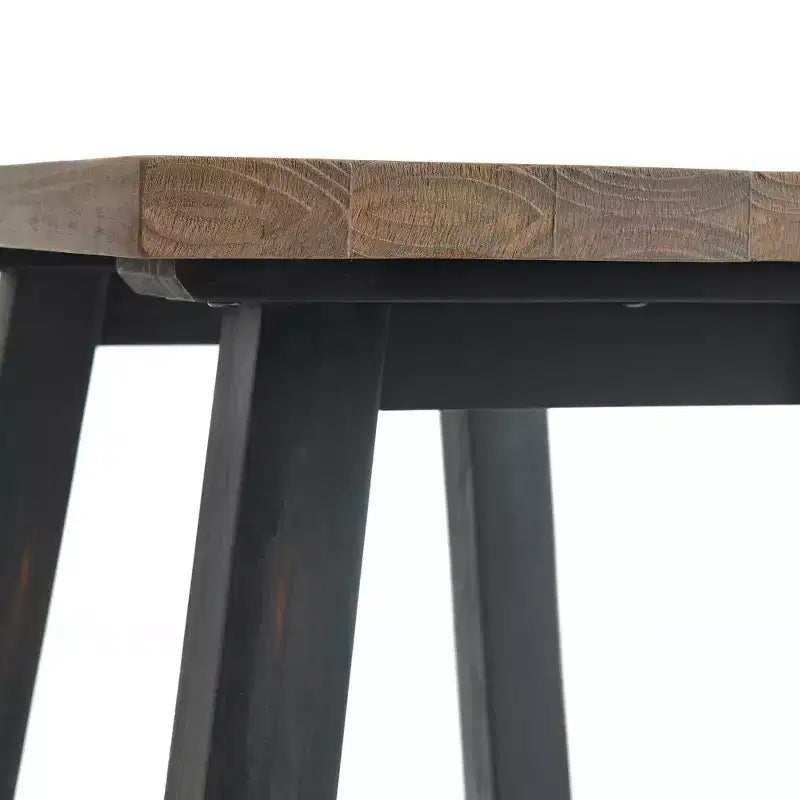 Bureau compact Adam en bois massif de 32 po Rustic Natural - Meubles Alaterre : pieds de tréteau industriels, surface en pin