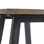 Bureau compact Adam en bois massif de 32 po Rustic Natural - Meubles Alaterre : pieds de tréteau industriels, surface en pin
