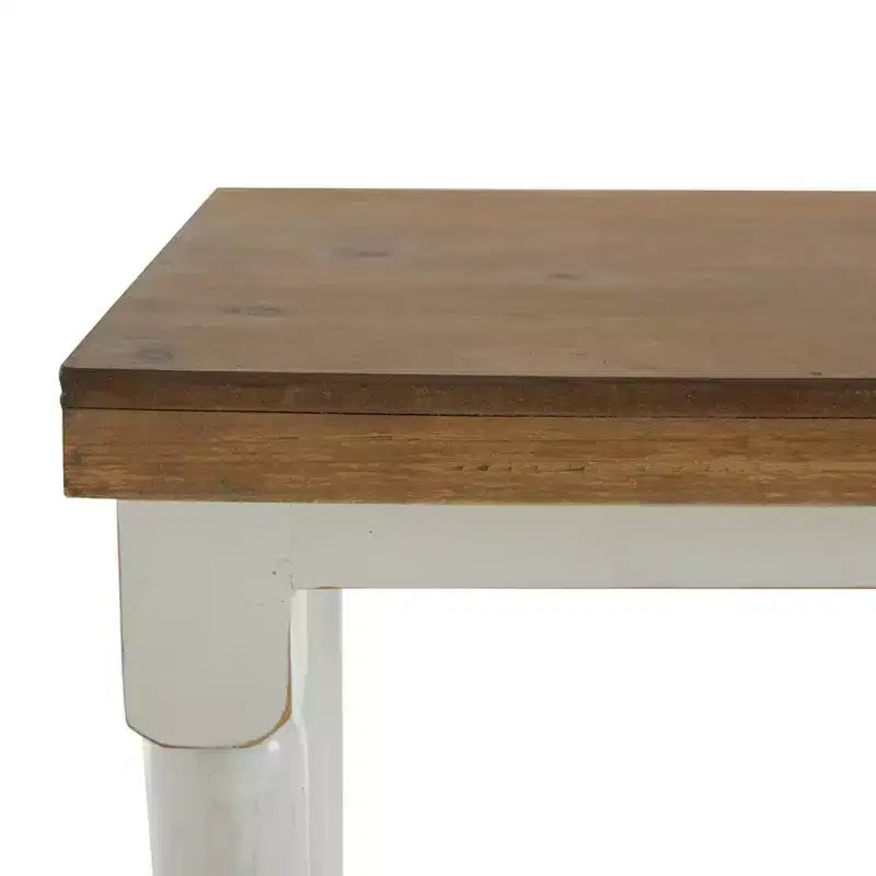 Étagère en bois de style ferme blanc de 71,5 po – Olivia & May : Rangement à 5 niveaux, aucun assemblage requis