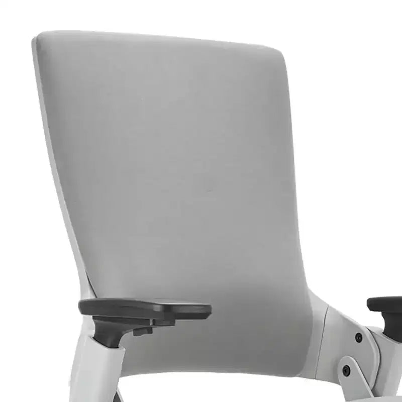 Boutique 24/7 Chaise de bureau ergonomique Tess grise : réglable, dossier en maille, piètement à roulettes, structure métallique