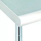 Table de travail commerciale en acier inoxydable, plateau certifié NSF, finition chromée – Seville Classics : hauteur 35,5 po, chariot de cuisine avec rangement