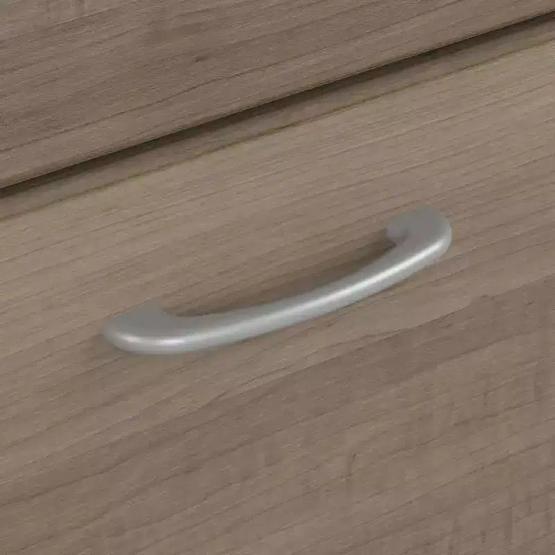 Classeur à 2 tiroirs Cabot Gris cendré - Bush Furniture : Style de transition, Tiroirs à ouverture sûre, MDF stratifié