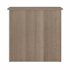 Classeur à 2 tiroirs Cabot Gris cendré - Bush Furniture : Style de transition, Tiroirs à ouverture sûre, MDF stratifié
