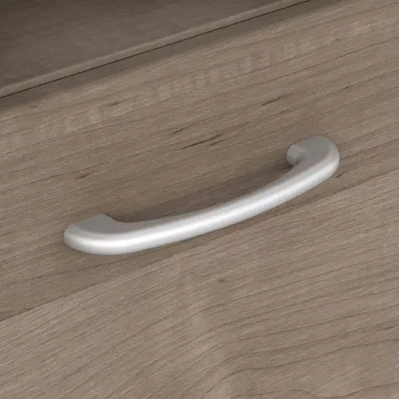 Classeur à 2 tiroirs Cabot Gris cendré - Bush Furniture : Style de transition, Tiroirs à ouverture sûre, MDF stratifié
