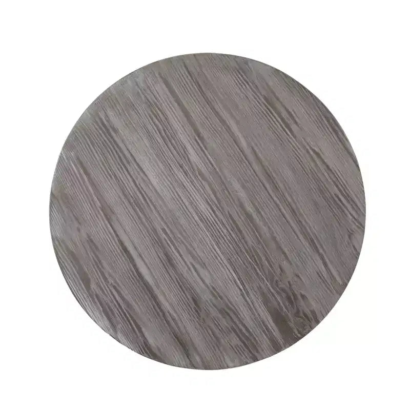 Table basse ronde industrielle moderne Cedarhurst Gris/Noir - Christopher Knight Home : Cadre en fer robuste, Étagère ouverte