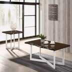 Ensemble de tables basses et tables d'appoint Bedlin chêne - miBasics