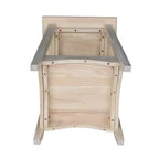 Table d'appoint Bombay inachevée - International Concepts