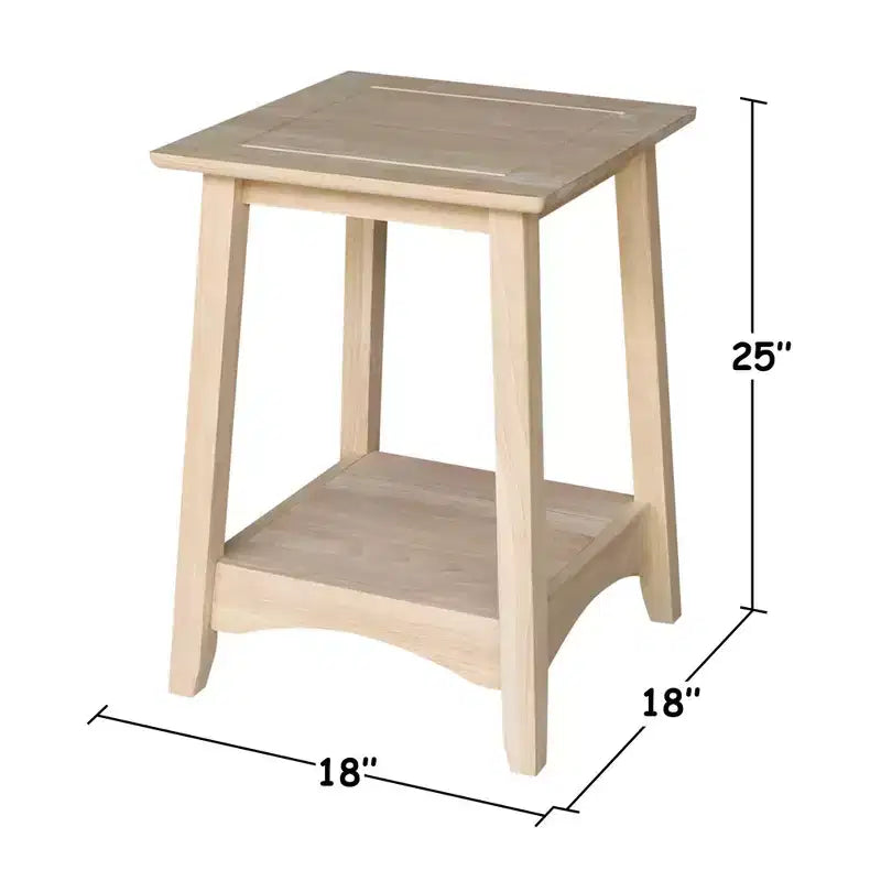 Table d'appoint Bombay inachevée - International Concepts