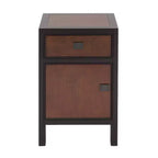 Petit meuble en bois contemporain marron foncé - Olivia & May