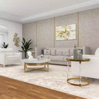 Table d'appoint contemporaine en acrylique doré - Olivia & May