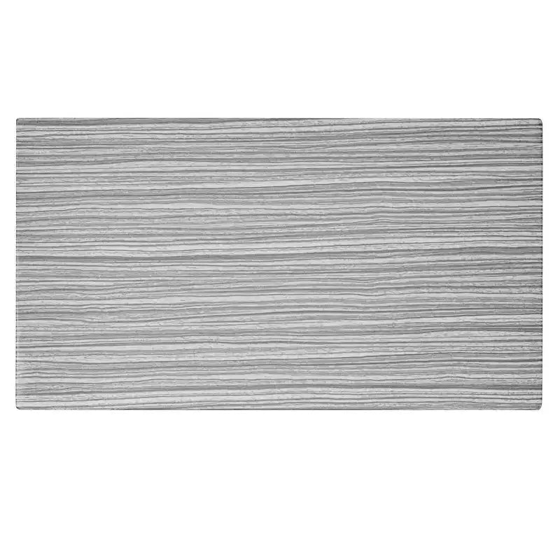 Table d'appoint contemporaine en métal et bois gris - Olivia & May