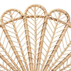 Tête de lit Queen Variel en rotin Noyer Marron - bali & pari : Style Bohème, Aucun assemblage requis, Nettoyage des taches