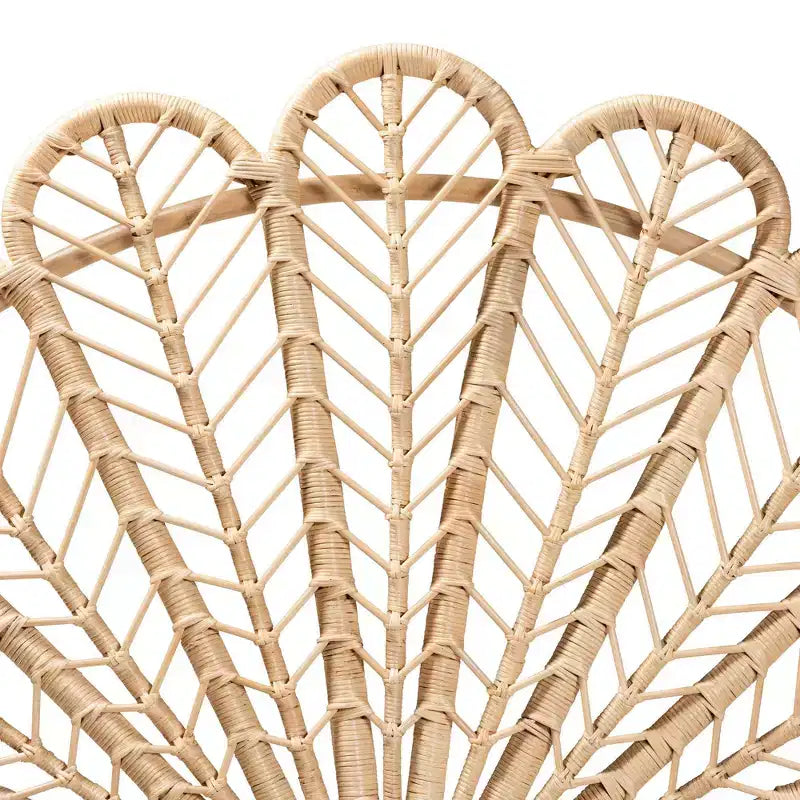 Tête de lit Queen Variel en rotin Noyer Marron - bali & pari : Style Bohème, Aucun assemblage requis, Nettoyage des taches