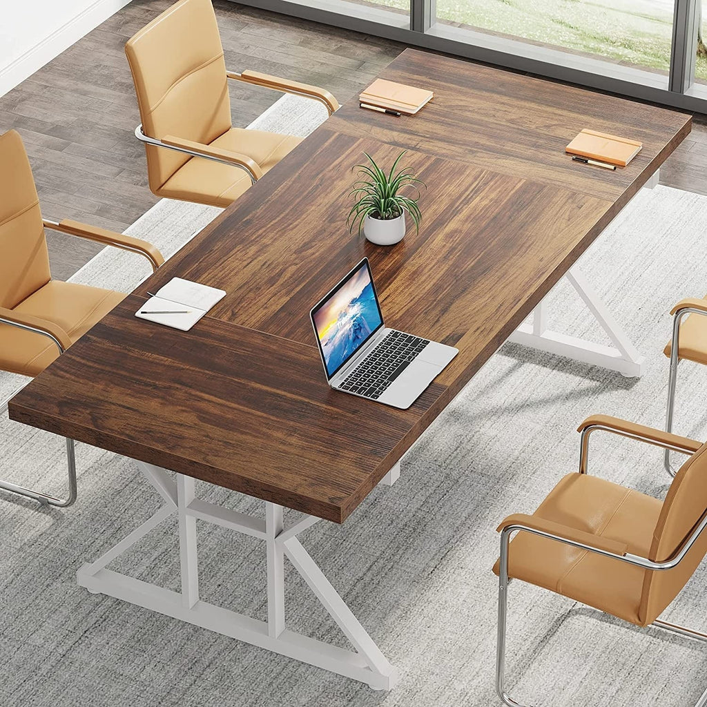 Bureau de direction de 70,8 pouces, grande station de travail de bureau d'ordinateur