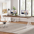 Bureau de direction de 70,8 pouces, grande station de travail de bureau d'ordinateur