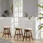 Tabouret de bar Fenton Driftwood à hauteur de comptoir 29 po Bois dur ivoire - Boraam