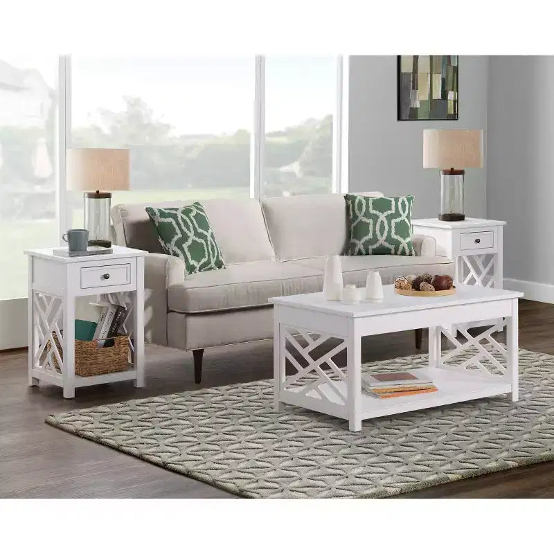 36 tables basses Middlebury et 2 tables d'appoint - Meubles Alaterre