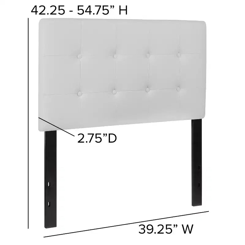Tête de lit capitonnée en tissu Lennox de Flash Furniture