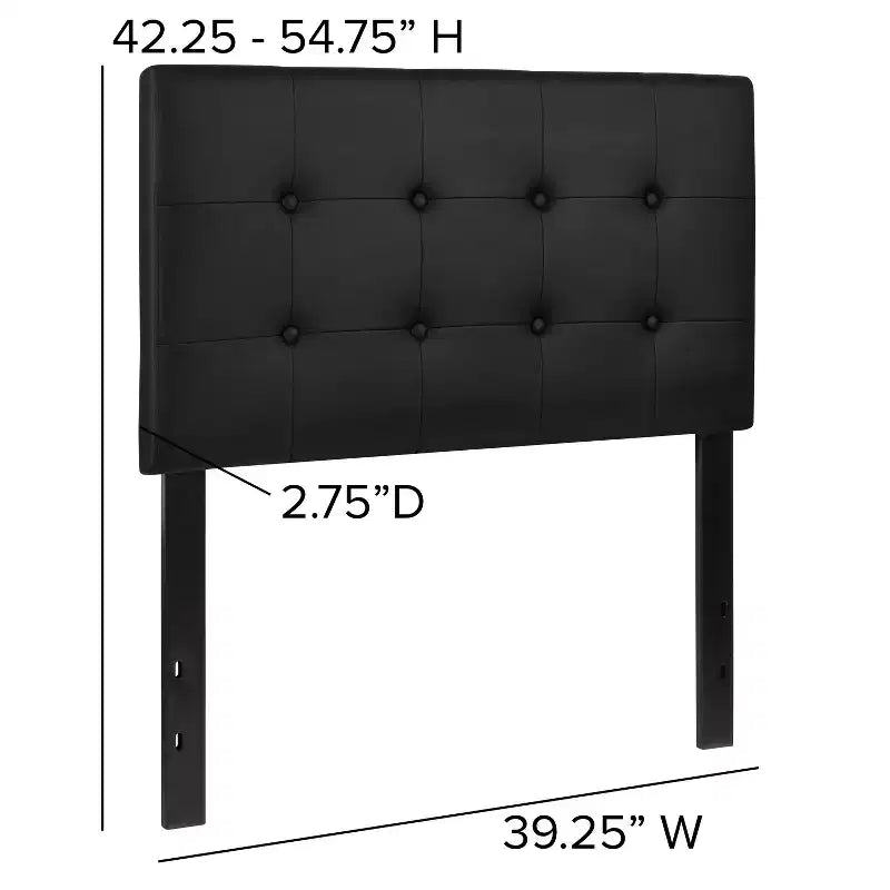 Tête de lit capitonnée en tissu Lennox de Flash Furniture