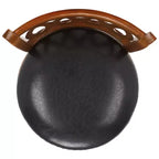Tabouret de bar pivotant Baldwin - FOX7004 - Chêne foncé/Noir - Safavieh Couture