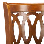 Tabouret de bar pivotant Baldwin - FOX7004 - Chêne foncé/Noir - Safavieh Couture