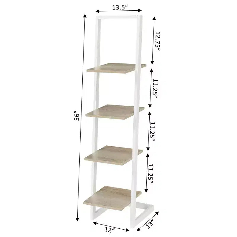 56 Designs2Go Étagère à échelle à 4 niveaux - Breighton Home