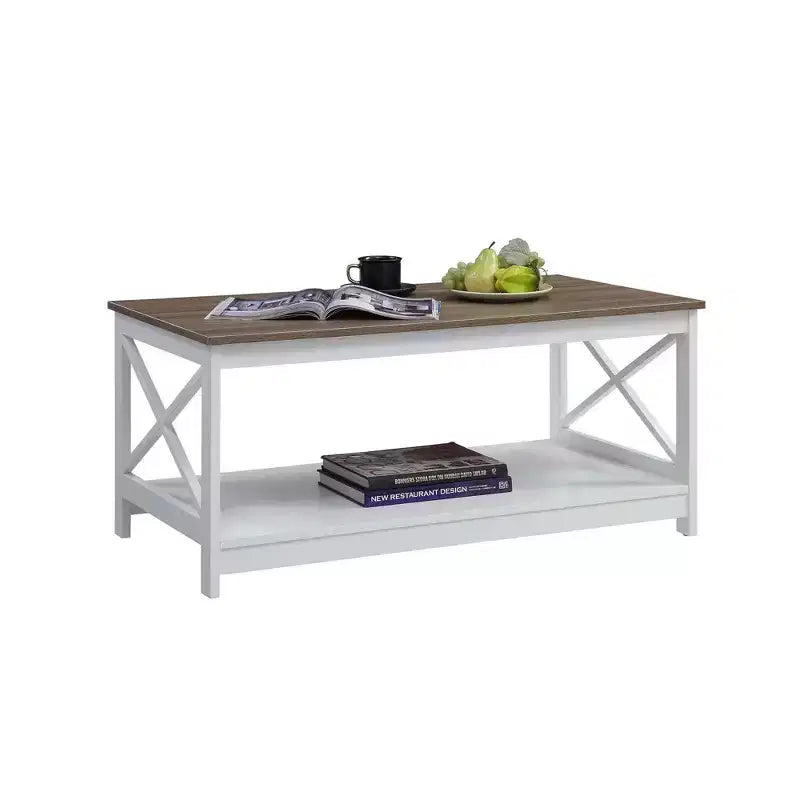 Table basse Xavier Breighton Home avec étagère