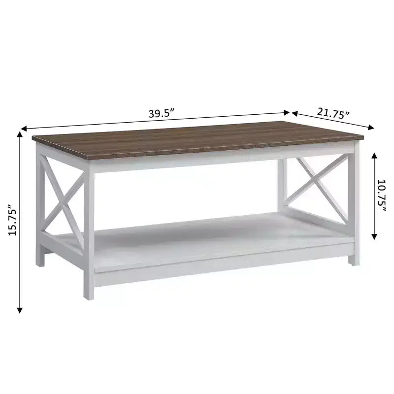 Table basse Xavier Breighton Home avec étagère