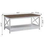 Table basse Xavier Breighton Home avec étagère