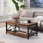 Table basse Xavier Breighton Home avec étagère
