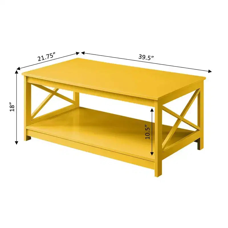 Table basse Xavier Breighton Home avec étagère