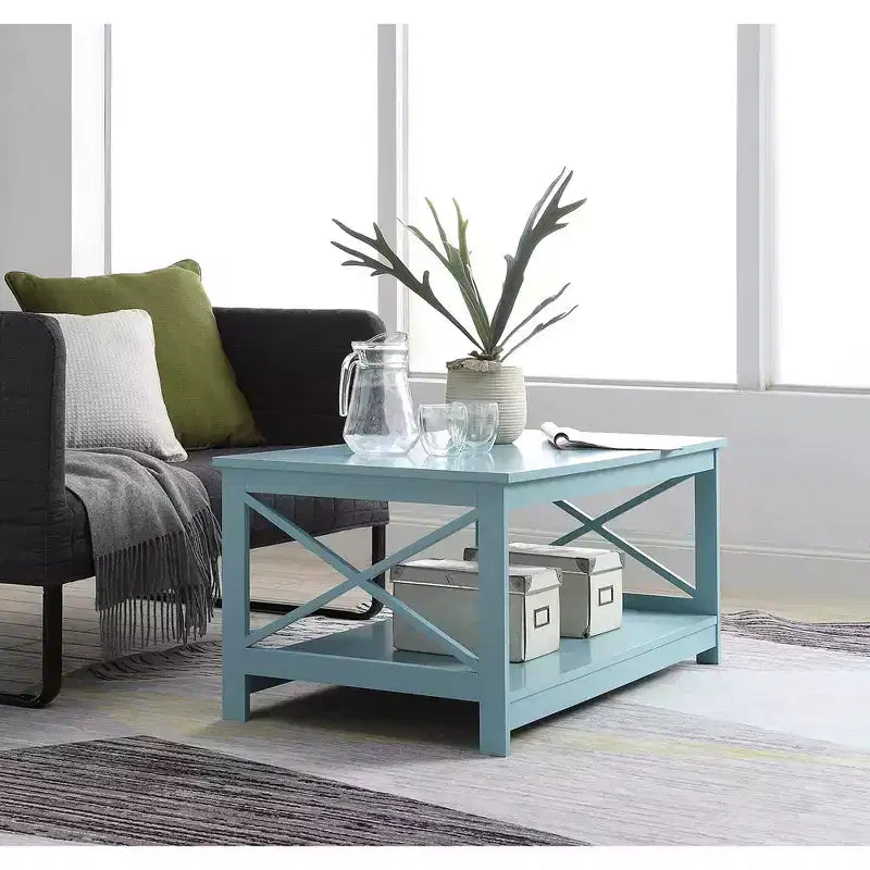 Table basse Xavier Breighton Home avec étagère