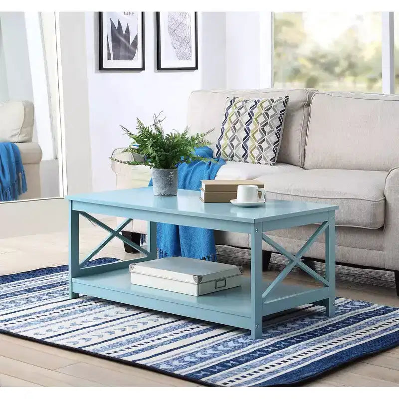 Table basse Xavier Breighton Home avec étagère