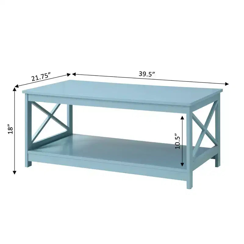 Table basse Xavier Breighton Home avec étagère