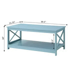 Table basse Xavier Breighton Home avec étagère