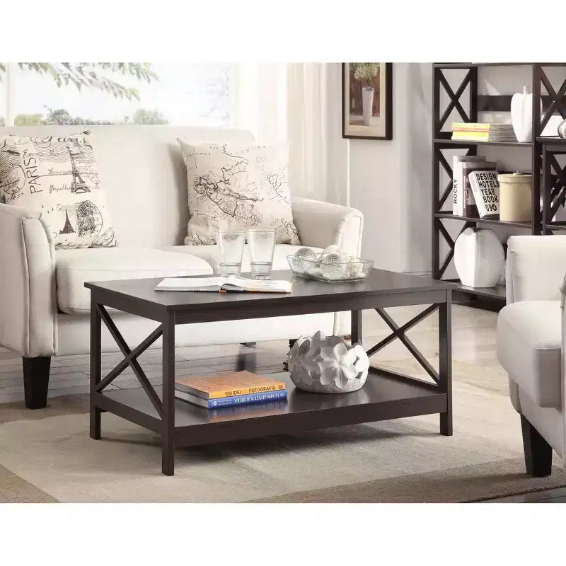 Table basse Xavier Breighton Home avec étagère