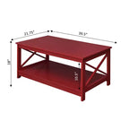 Table basse Xavier Breighton Home avec étagère