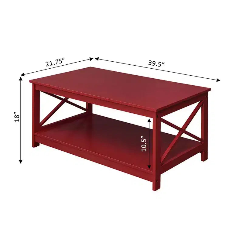 Table basse Xavier Breighton Home avec étagère