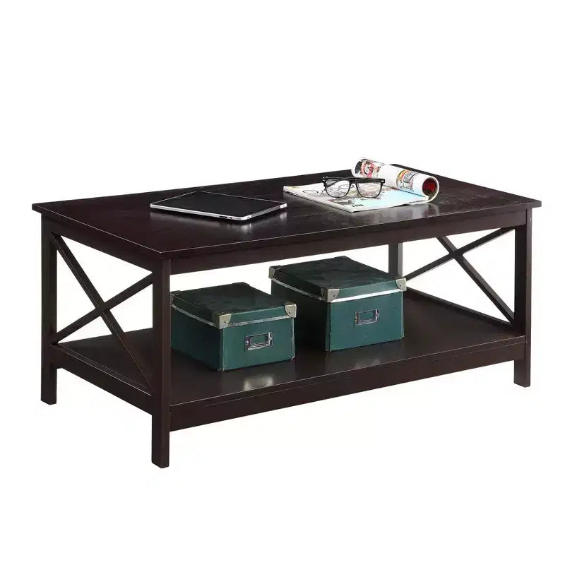 Table basse Xavier Breighton Home avec étagère