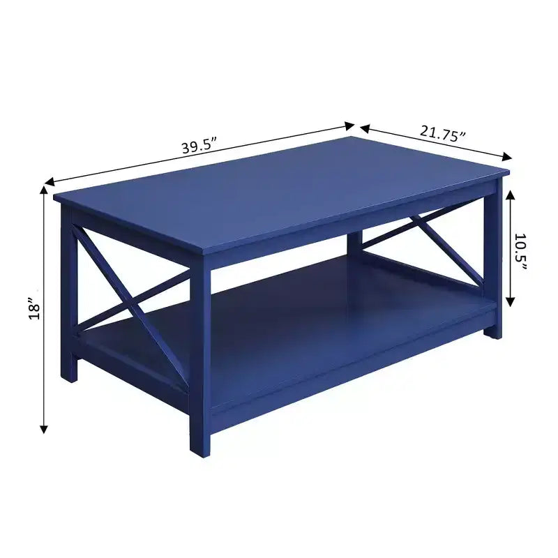 Table basse Xavier Breighton Home avec étagère