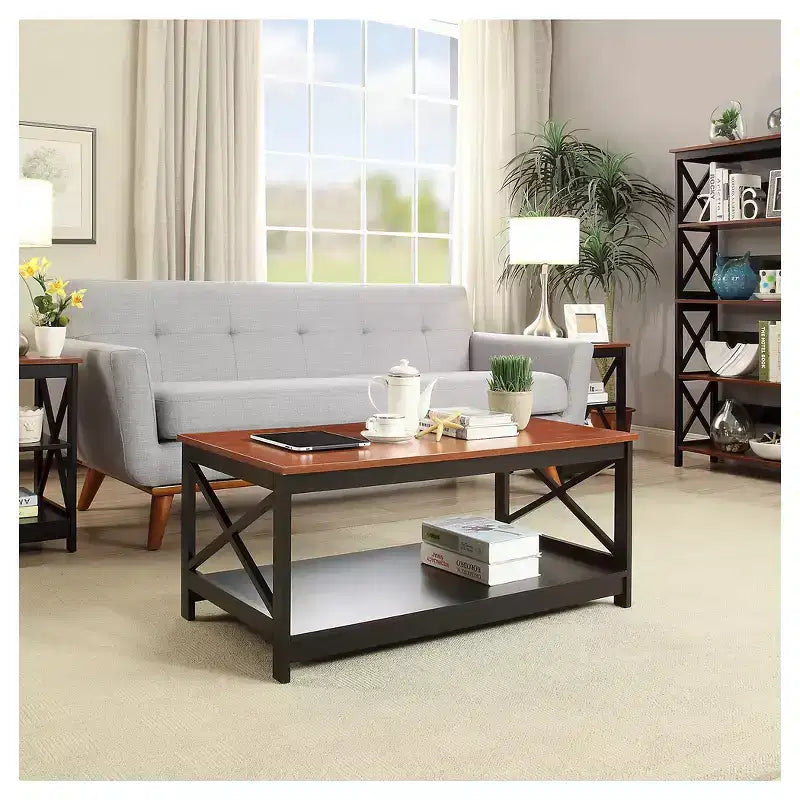 Table basse Xavier Breighton Home avec étagère