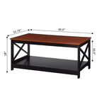 Table basse Xavier Breighton Home avec étagère