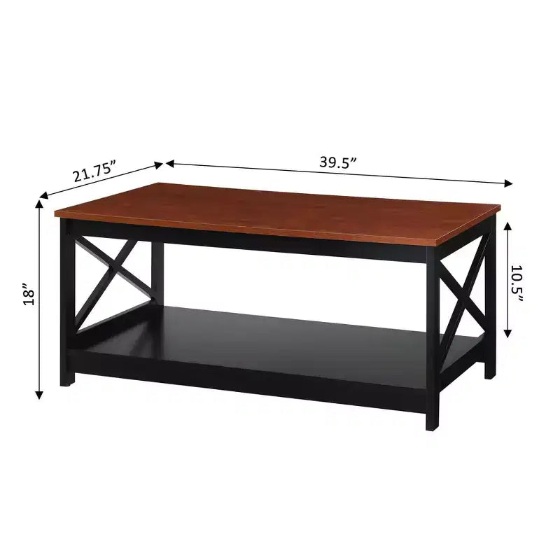 Table basse Xavier Breighton Home avec étagère
