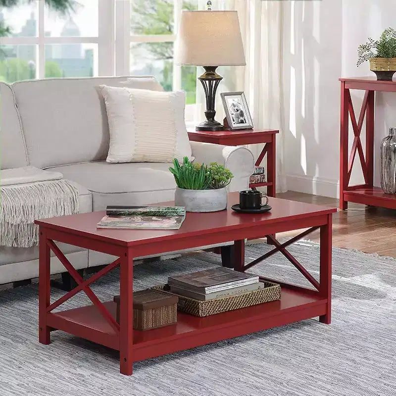 Table basse Xavier Breighton Home avec étagère