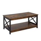 Table basse Xavier Breighton Home avec étagère