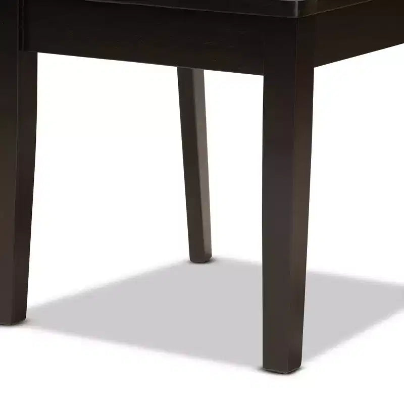 Lot de chaises de salle à manger Caron en bois - Baxton Studio