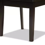 Lot de chaises de salle à manger Caron en bois - Baxton Studio